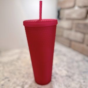 NWT Starbucks matte hot pink tumbler! 💓